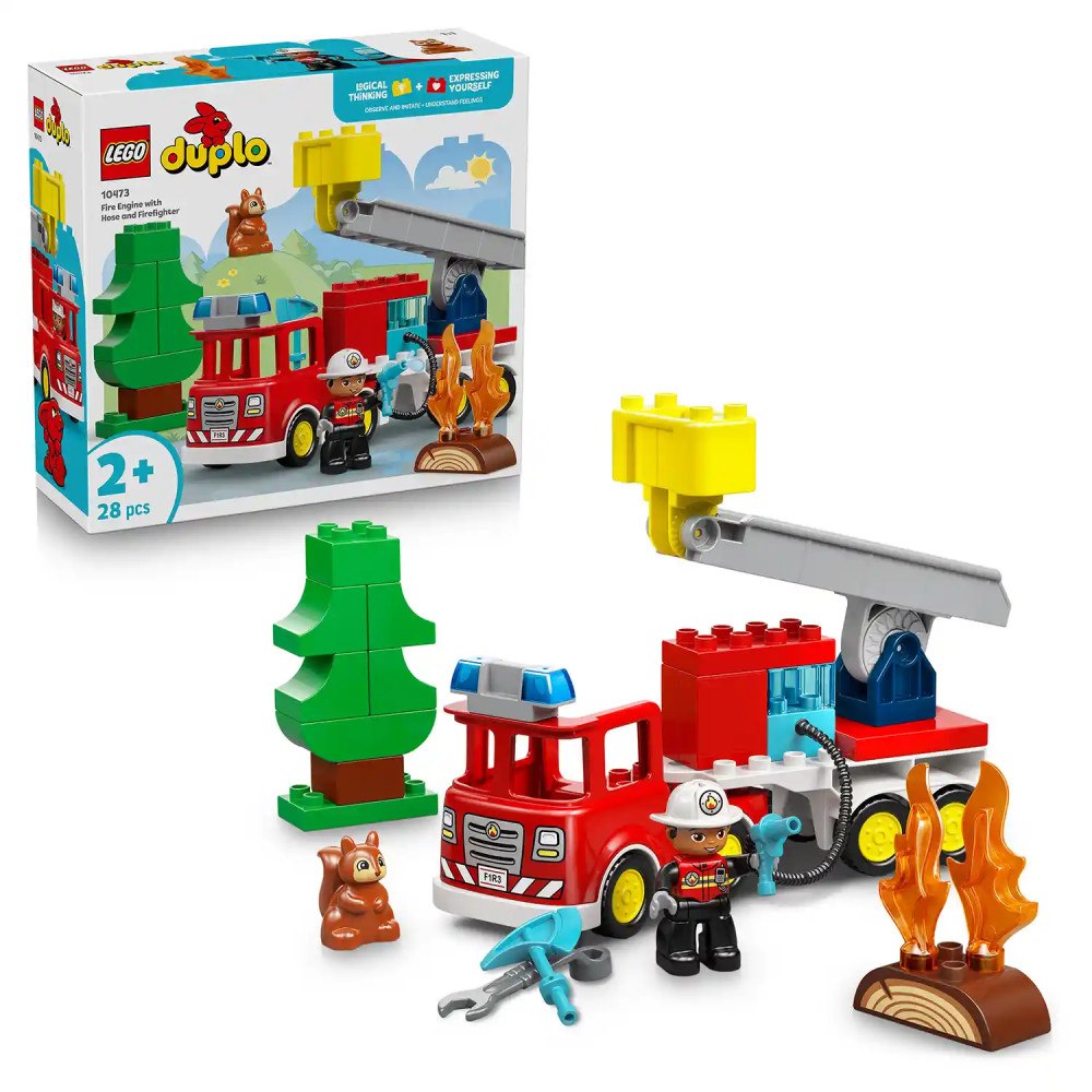 LEGO® LEGO® DUPLO® 10473 Hasičské auto s hadicí a hasičem