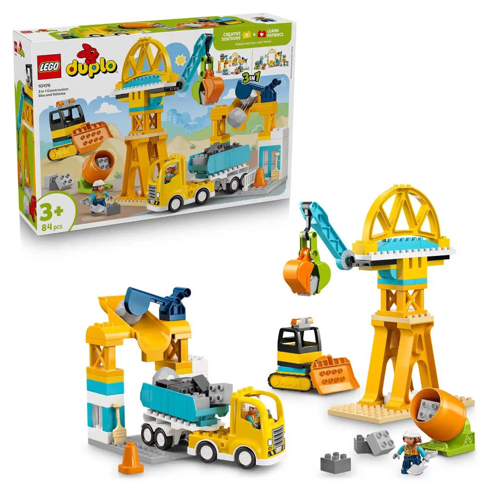 LEGO® LEGO® DUPLO® 10476 Staveniště a vozidla 3 v 1