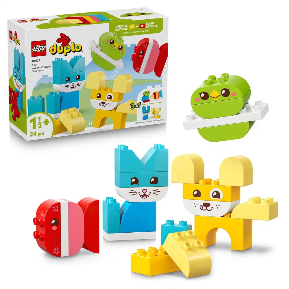 LEGO® LEGO® DUPLO® 10477 Roztomilí kreativní mazlíčci 3 v 1