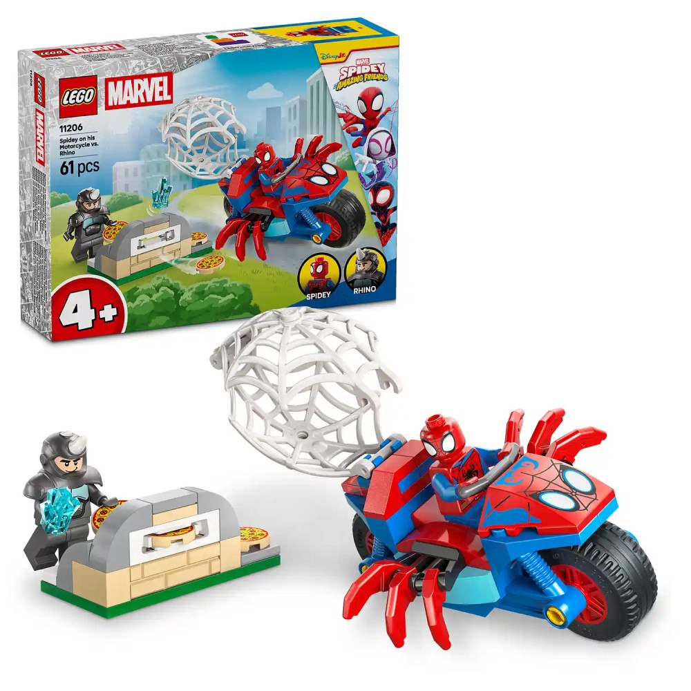 LEGO® LEGO® ǀ Marvel 11206 Spidey na motorce vs. Rhino
