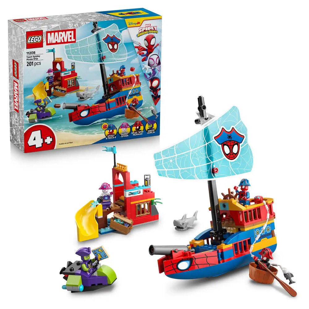 LEGO® LEGO® ǀ Marvel 11208 Pirátská loď Spideyho týmu