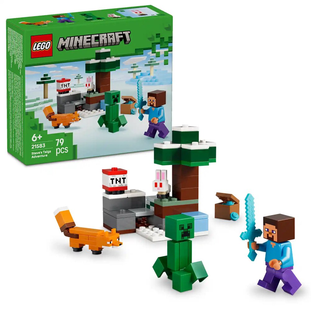 LEGO® LEGO® Minecraft®  21583 Steve a dobrodružství v tajze