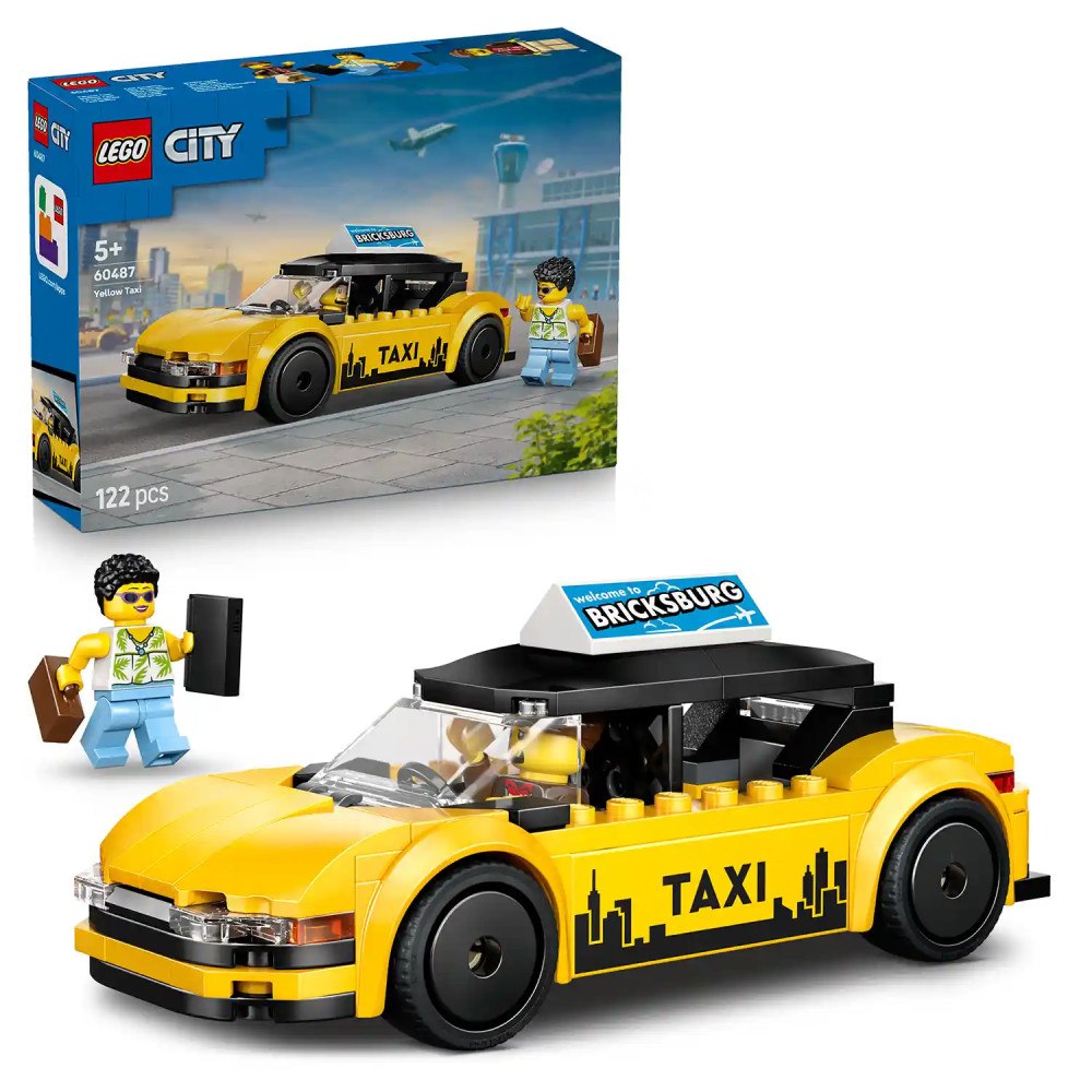 LEGO® LEGO® City 60487 Žlutý taxík