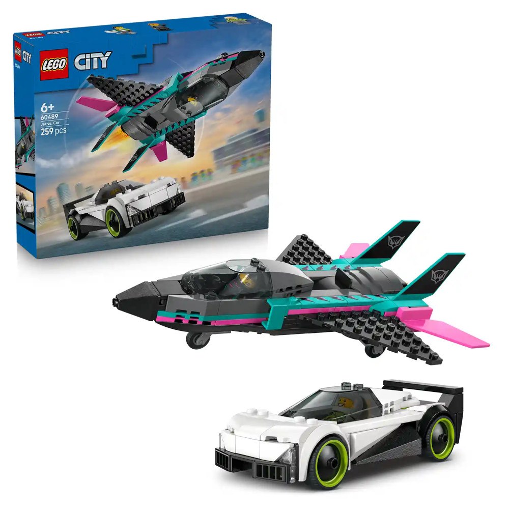 LEGO® LEGO® City 60489 Tryskáč vs. auto