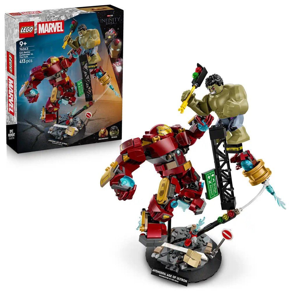 LEGO® LEGO® ǀ Marvel 76343 Epický souboj: Hulkbuster vs. Hulk
