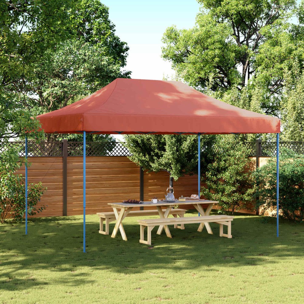 vidaXL Partytält Terracotta 292 x 440 x 315 cm Oxford Tyg