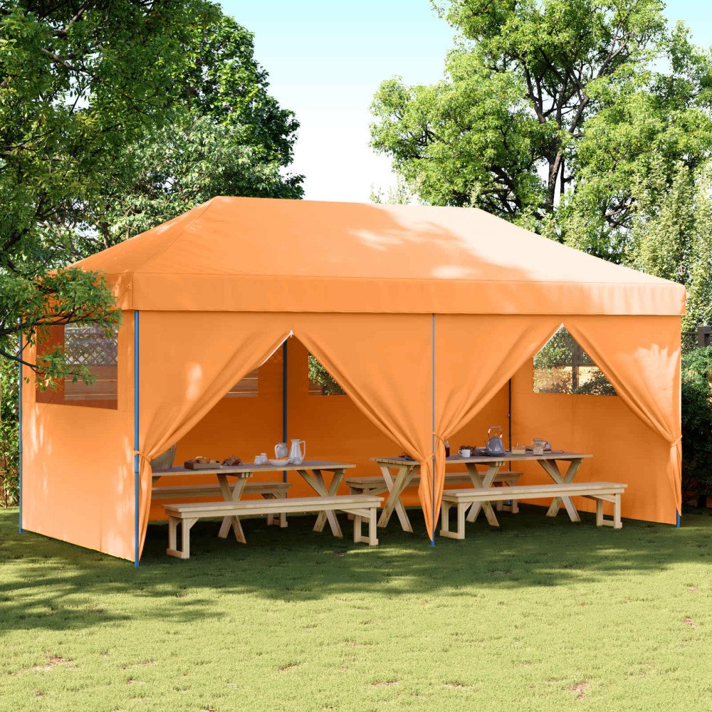 vidaXL Partytält Orange 292 x 580 x 315 cm Oxford Tyg