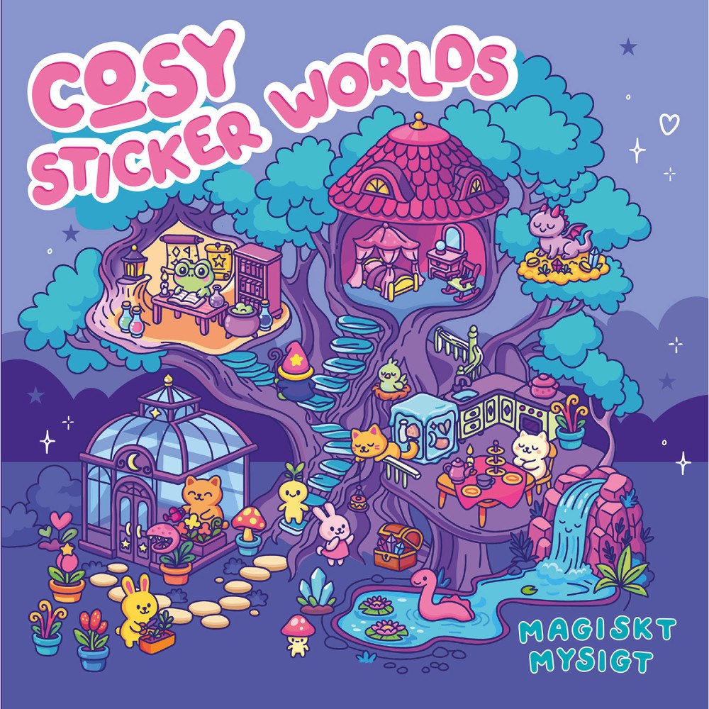 Tukan Förlag Cosy sticker worlds: magiskt mysigt