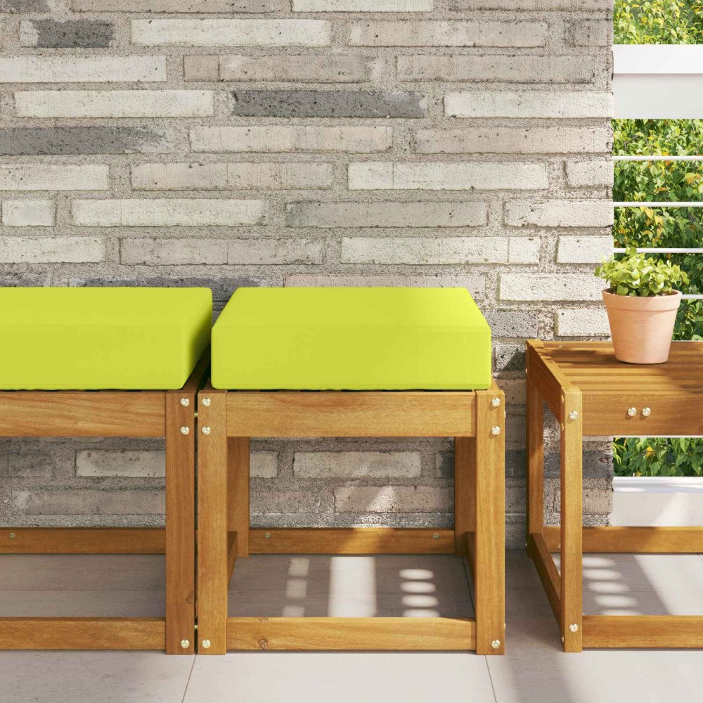 vidaXL Utomhus sitskudde Grön 40 x 40 x 8 cm 100% Polyester