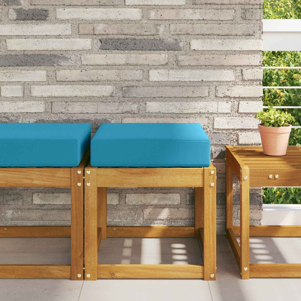 vidaXL Utomhus sitskudde Kungsblå 40 x 40 x 8 cm 100% Polyester