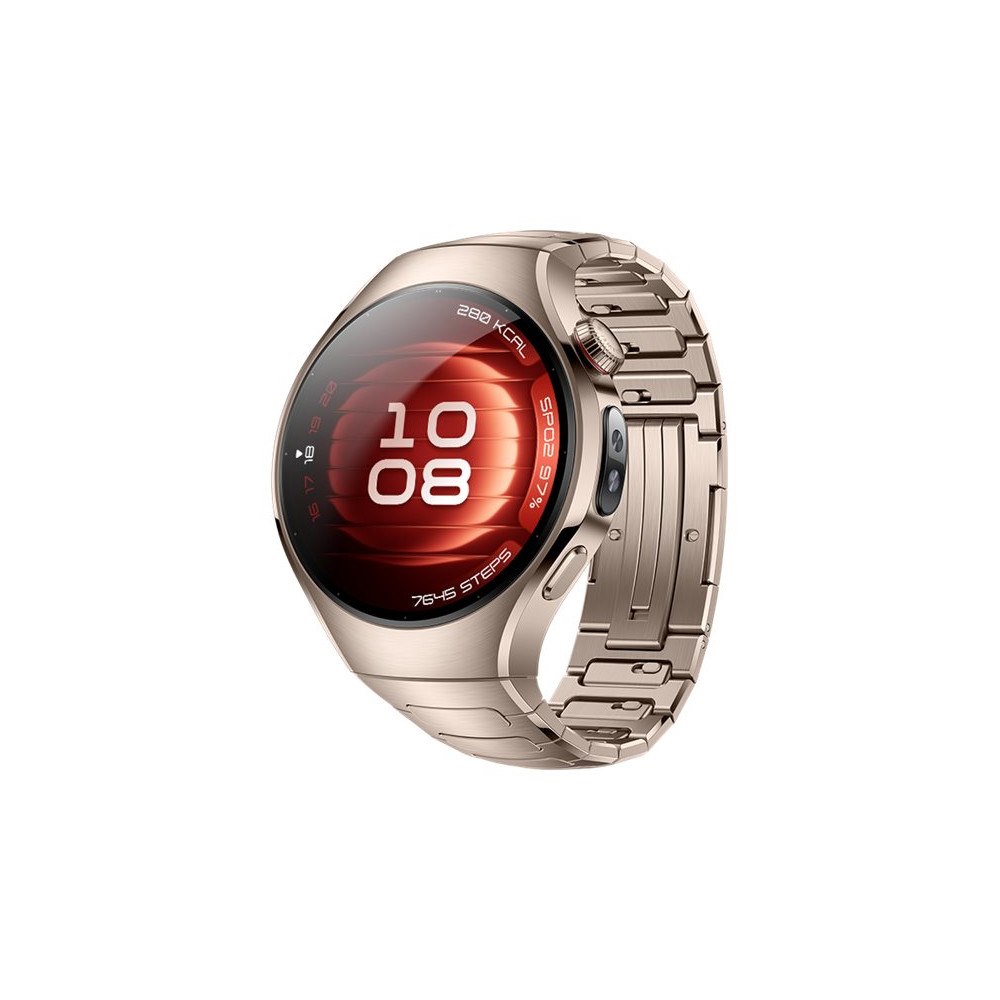 Huawei Huawei Watch 5 - 904L rostfritt stål - smart klocka med rem - sand gold - sandguld