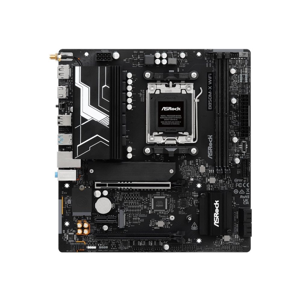 ASRock ASRock B850M-X WIFI R2.0 - moderkort - micro ATX - Socket AM5 - AMD B850