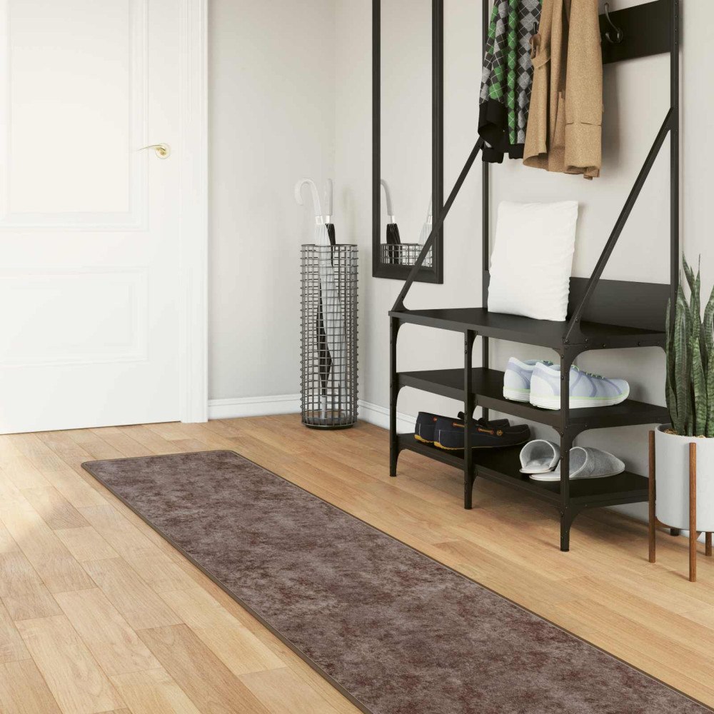 vidaXL Mattlöpare MARSA Grå 350 x 50 cm Polyester och PVC