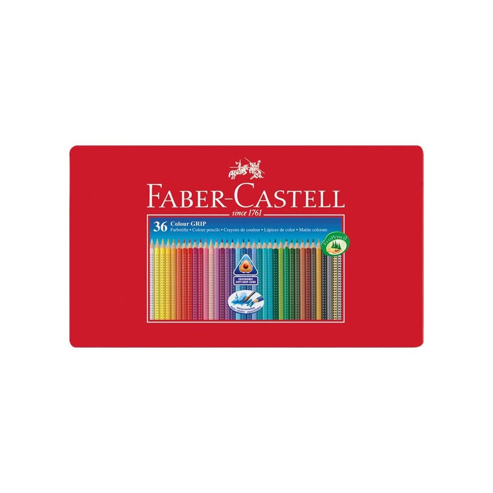 FABER-CASTELL Faber-Castell GRIP - färgpenna (paket om 36)