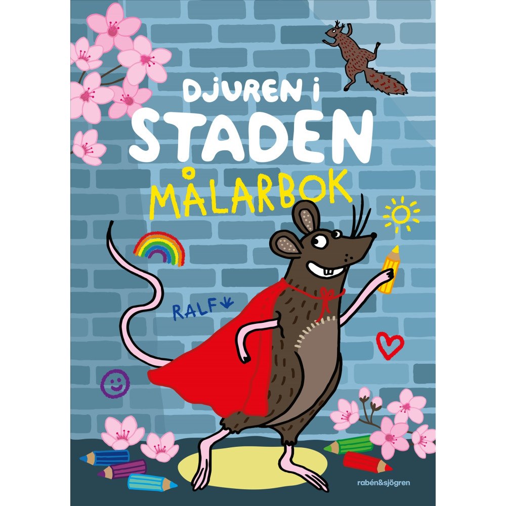 Sarah Sheppard Djuren i staden målarbok (häftad)