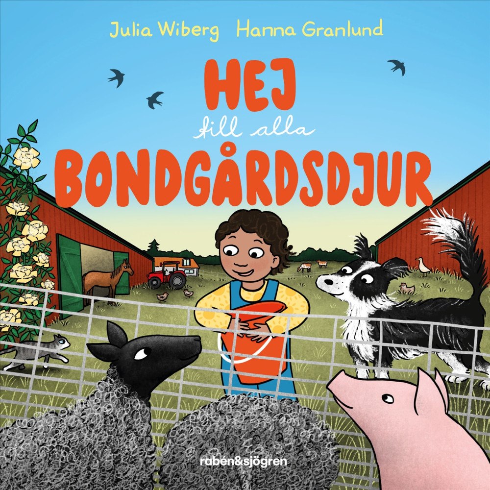 Julia Wiberg Hej till alla bondgårdsdjur (bok, board book)