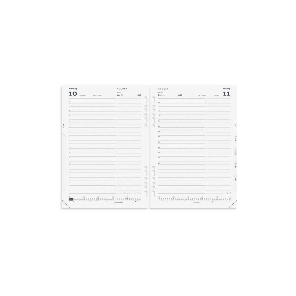 Mayland-Burde Mayland 16305000, Bord, 410 Sider, A5, Flerfarvet, Karton, D...