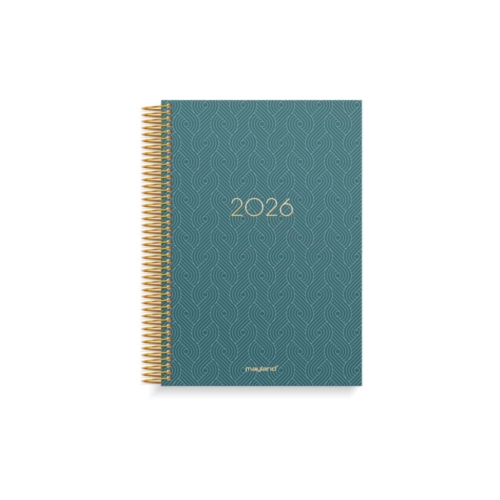 Mayland-Burde Mayland 26218030, 398 ark, Indbundet, Blå, Spiral indbinding...