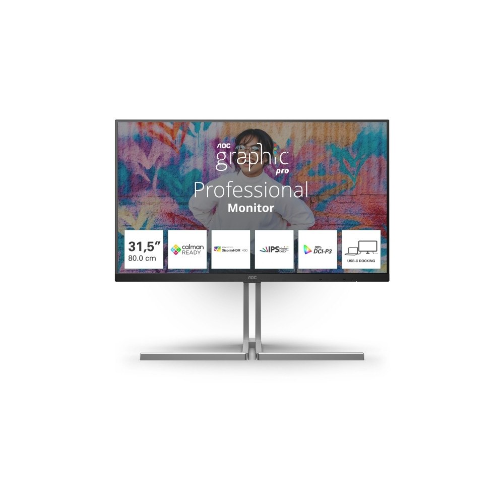 AOC AOC U32U3CV - Graphic Pro Series - LED-skärm - 4K - 32" - HDR