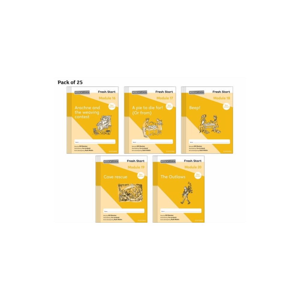 Oxford University Press Read Write Inc. Fresh Start: 2024 Modules 16-20 - Pack of 25 (häftad, eng)
