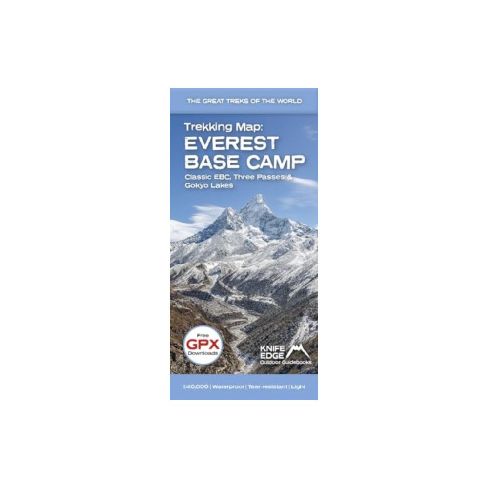 Knife Edge Outdoor Limited Everest Base Camp Trekking Map