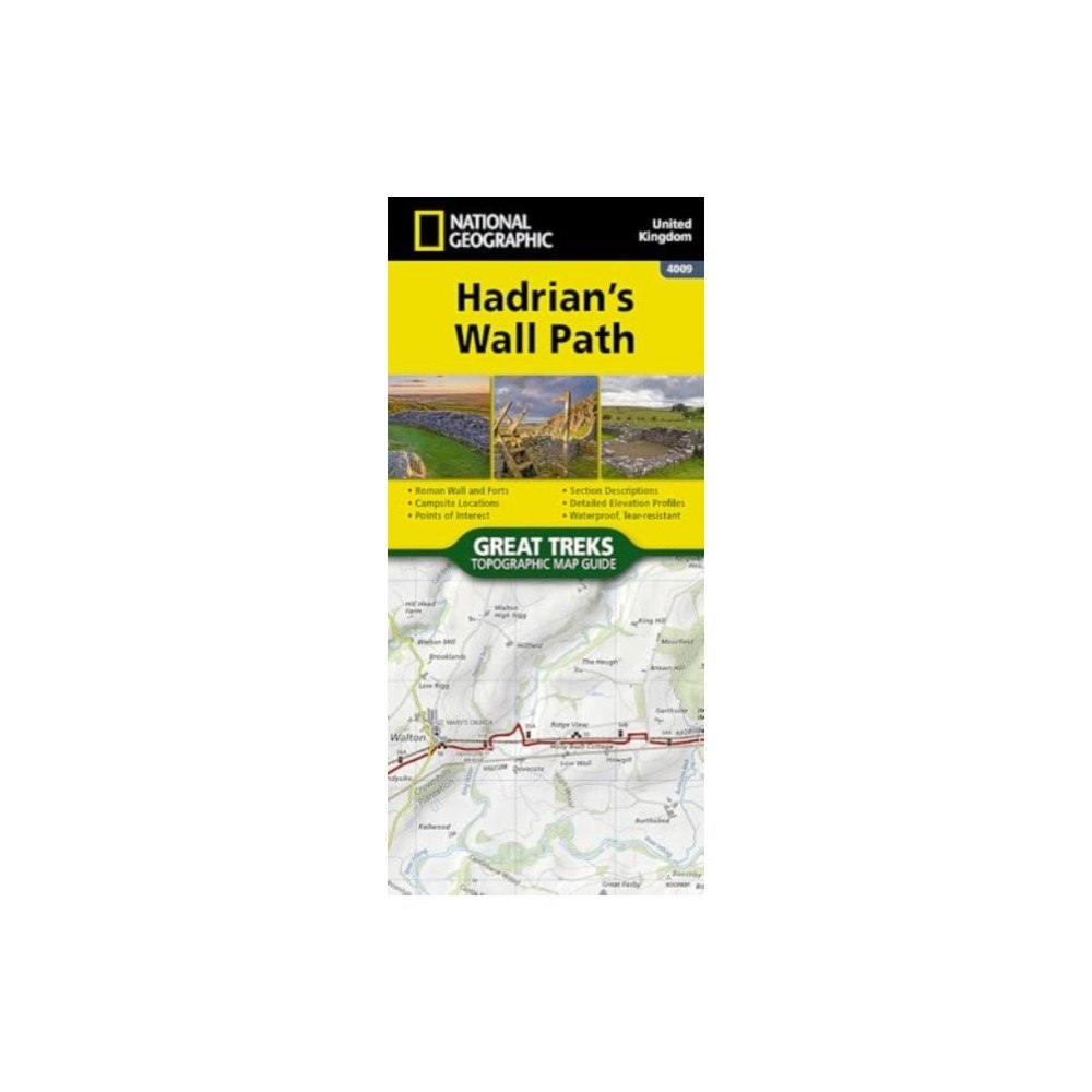 National Geographic Maps Hadrian's Wall Path Trail Map (4009)