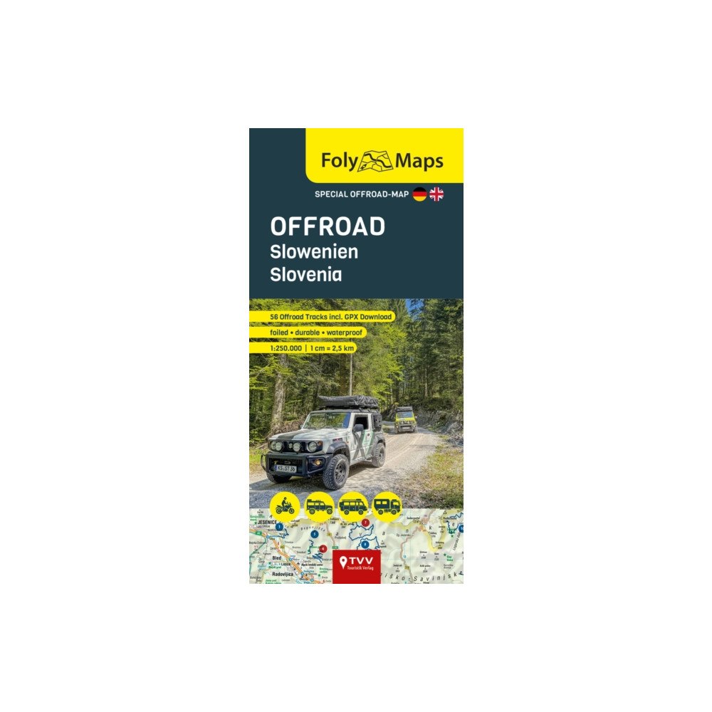 TVV Touristik-Verlag GmbH FolyMaps OFFROAD Slovenia 1:250 000