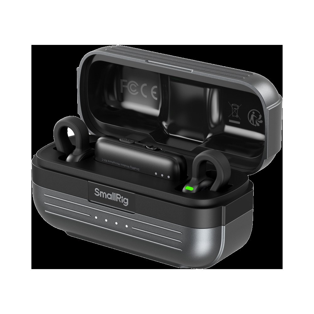 SMALLRIG SmallRig 5717 S70-C2 Wireless Microphone with USB-C Adapter for Phones (Black)