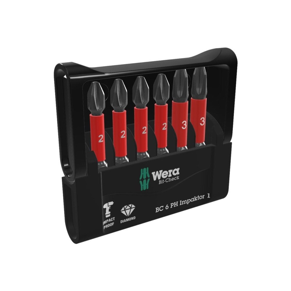 WERA WERK Wera Bit-Check 6 PH Impaktor 1
