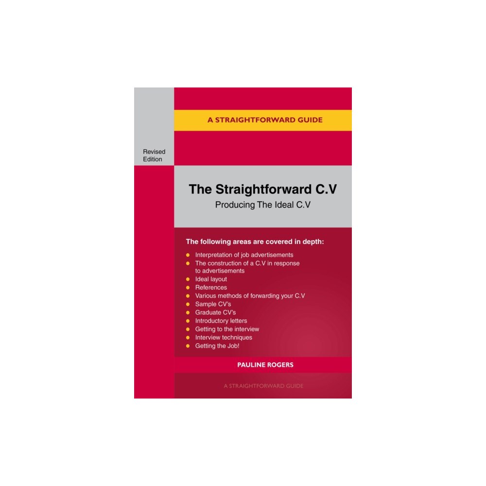 Straightforward Publishing A Guide to the Straightforward C.V. (häftad, eng)