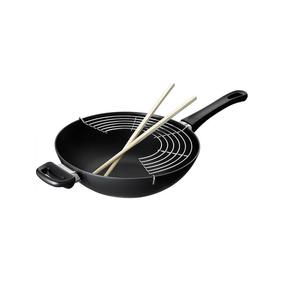 Scanpan Wok Scanpan CTX Ø32 cm med galler/stavar Keramiskt titan Stå...