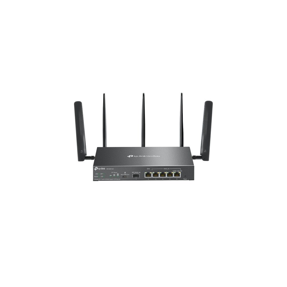 TP-LINK TP-Link Omada ER706W-4G, Wi-Fi 6 (802.11ax), Dual-band (2,4...