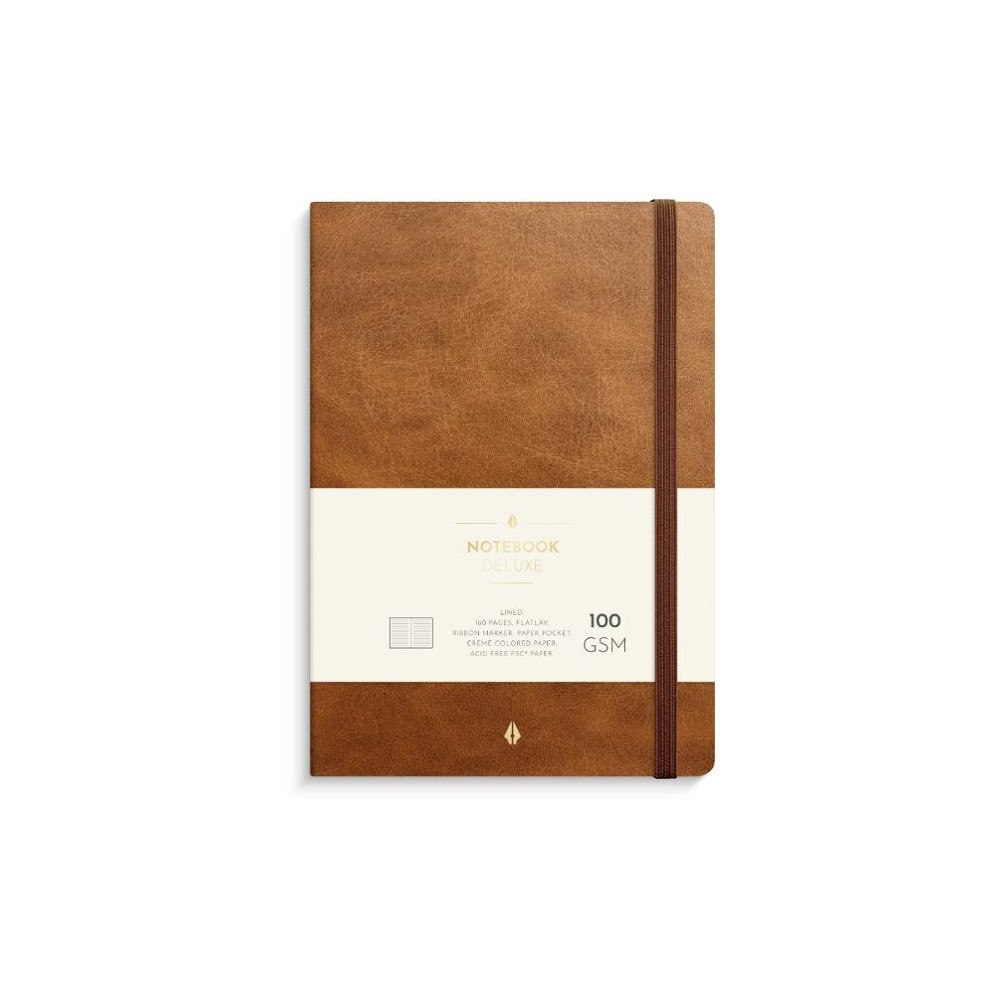 Burde Anteckningsbok BURDE Deluxe A5 brun