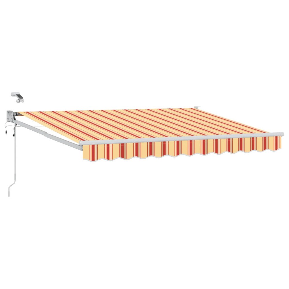vidaXL Elektrisk Retraktabel Markis Flerfärgsdesign 3 x 2,5 m