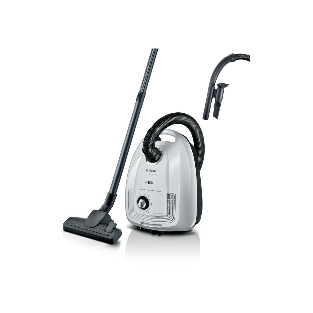 Bosch Bosch Serie 4 BGL38WH2, 600 W, Cylinderdammsugare, Torr, Dam...