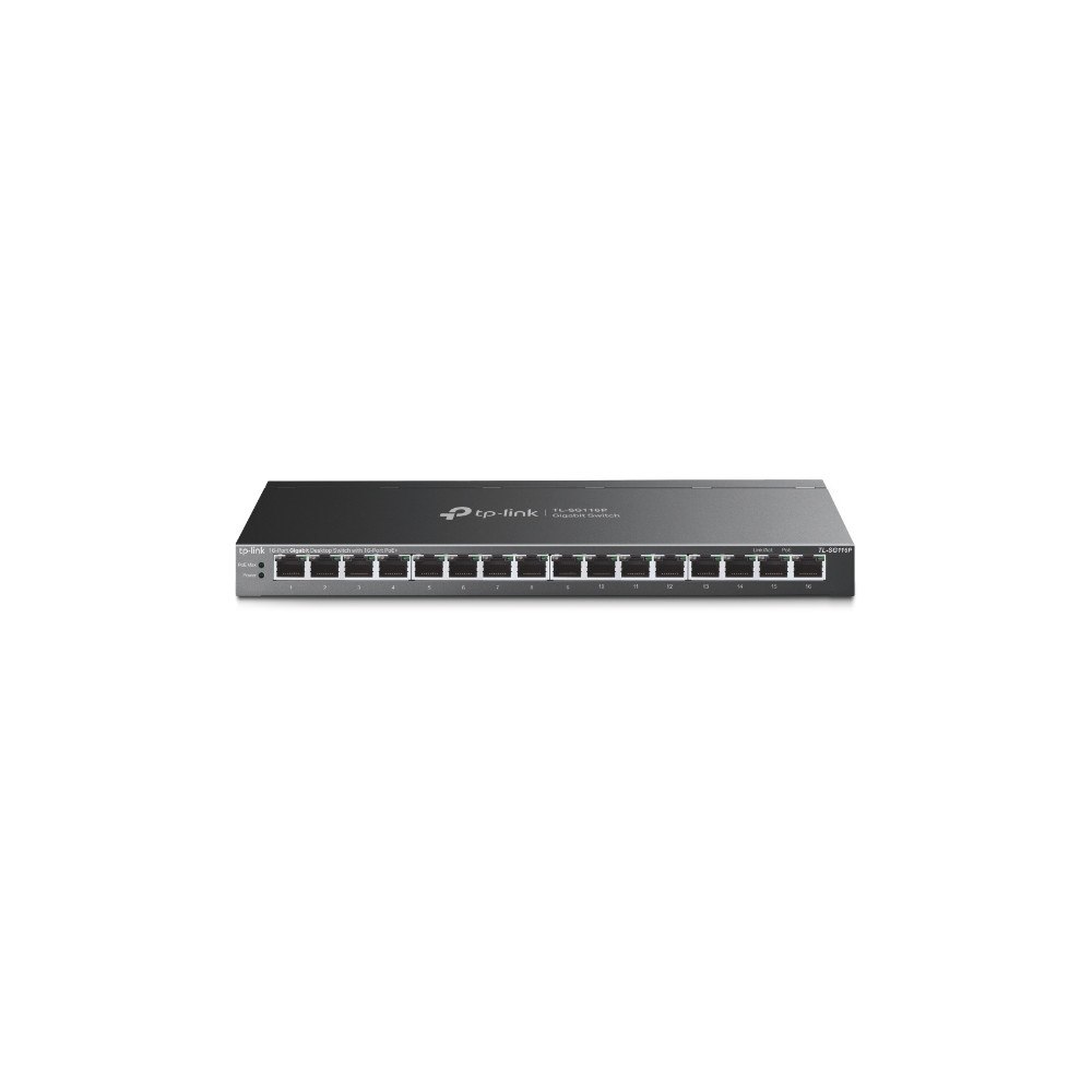 TP-LINK TP-Link TL-SG116P, Ohanterad, Gigabit Ethernet (10/100/1000)...