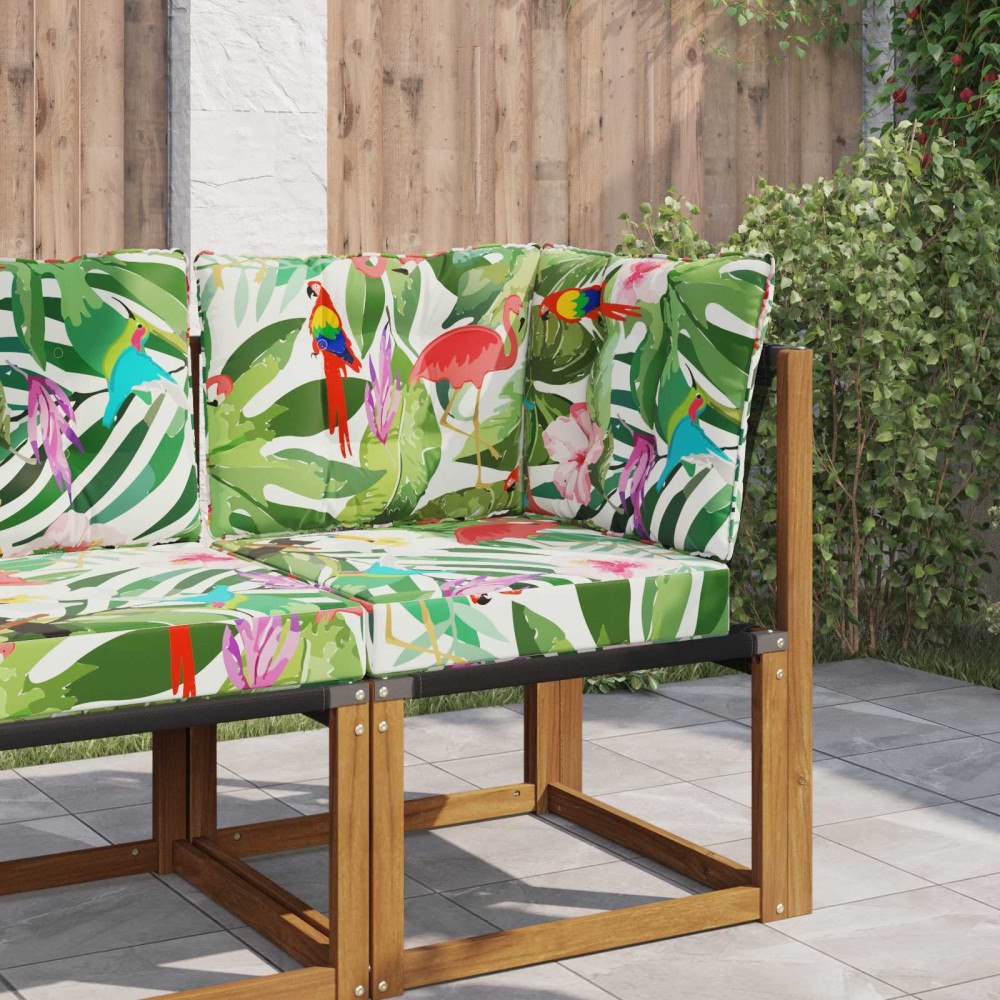 vidaXL Utomhus Soffa Kudde 3 pcs färgstark Polyester