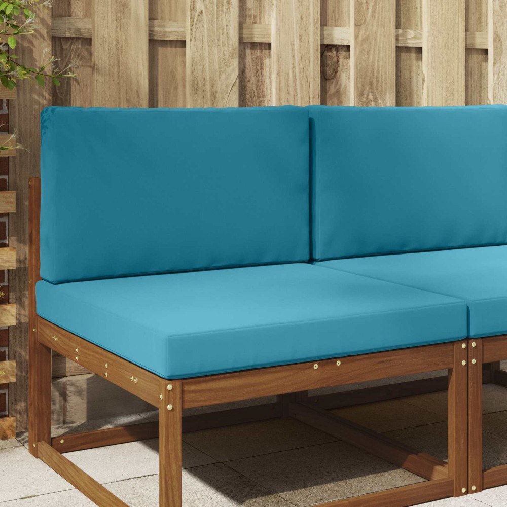 vidaXL Utomhus Soffa Kudde 2 pcs Kungsblå Polyester