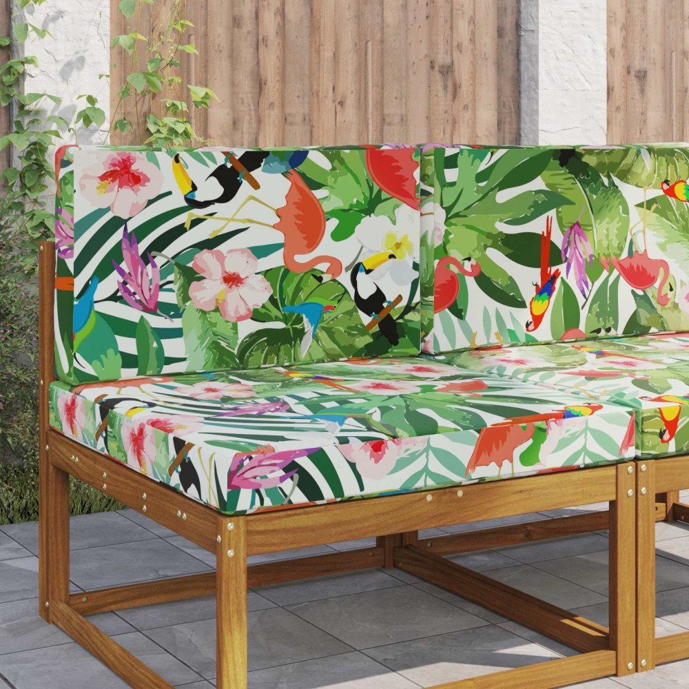 vidaXL Utomhus Soffa Kudde 2 pcs färgstark Polyester