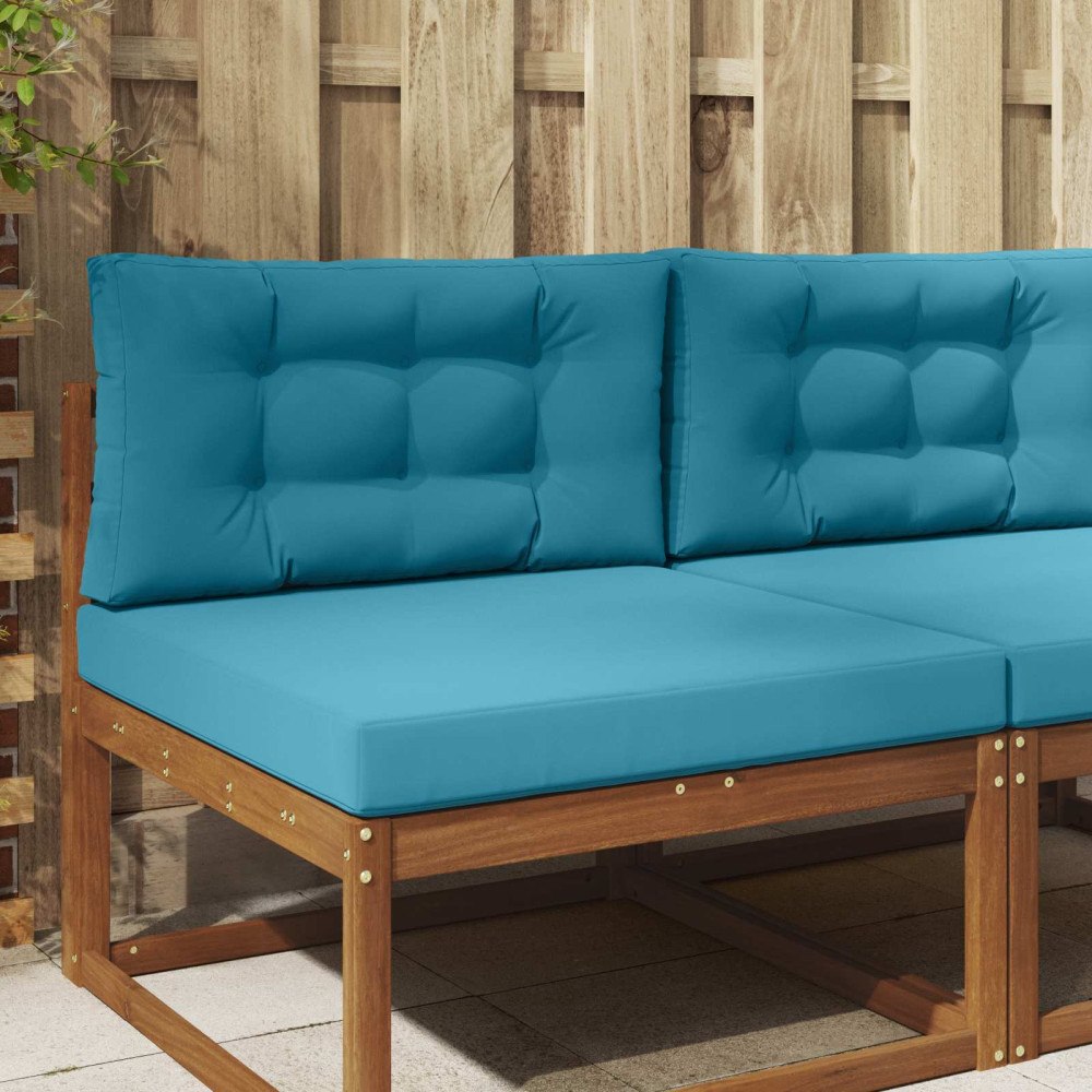 vidaXL Utomhus Soffa Kudde 2 pcs Kungsblå Polyester