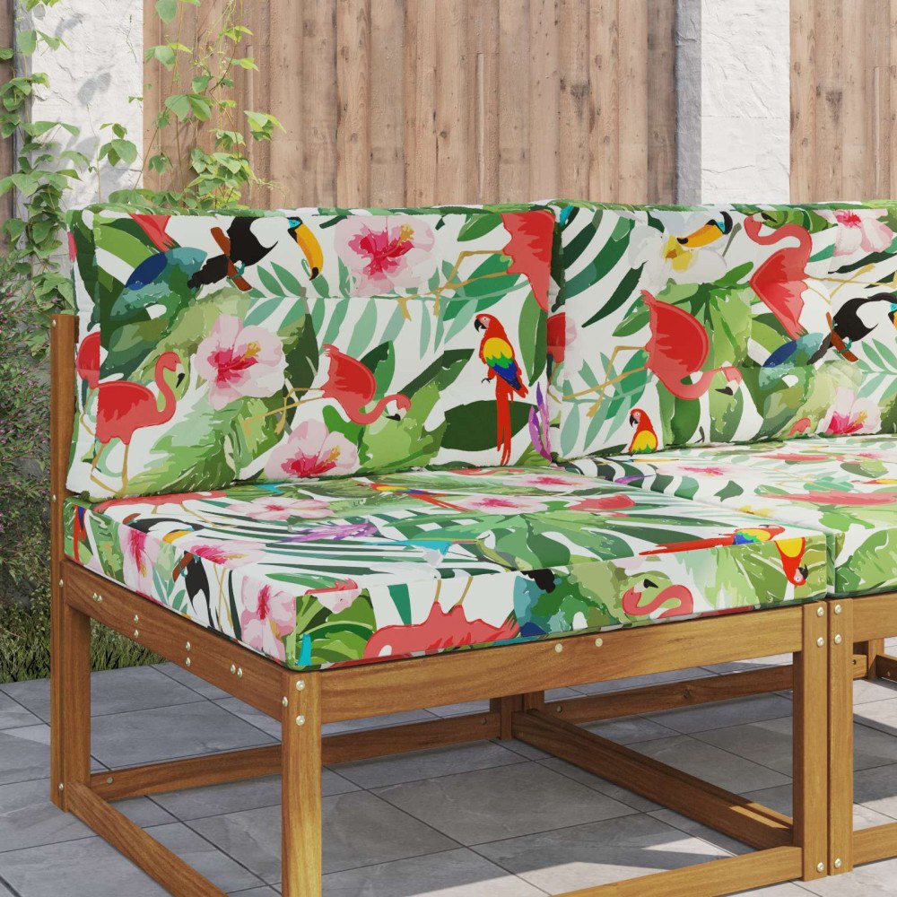 vidaXL Utomhus Soffa Kudde 2 pcs färgstark Polyester