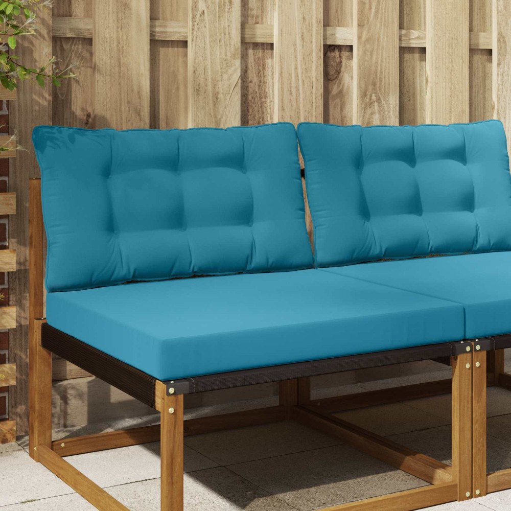 vidaXL Utomhus Soffa Kudde 2 pcs Kungsblå Polyester