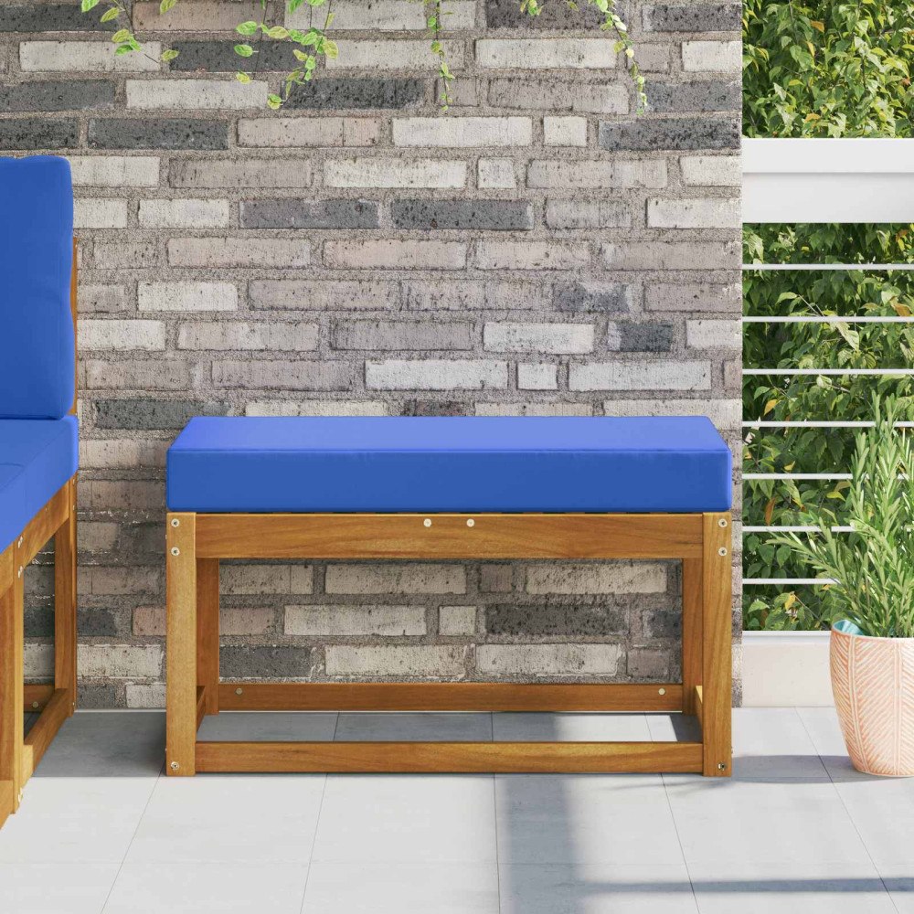 vidaXL Sittkudde Turkos 80 x 40 x 8 cm 100% Polyester