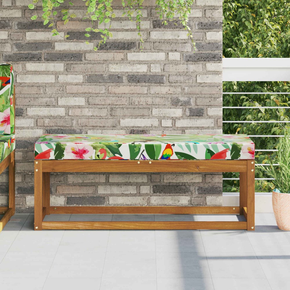 vidaXL Utomhus sitskudde färgstark 111,5 x 40 x 8 cm 100% Polyester