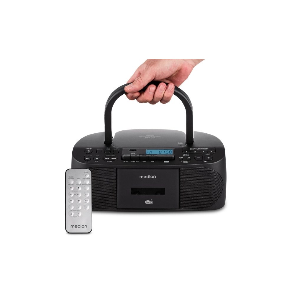 Medion MEDION 50079328, Personal, Digital, DAB+, FM, PLL, 6 W, LCD,...