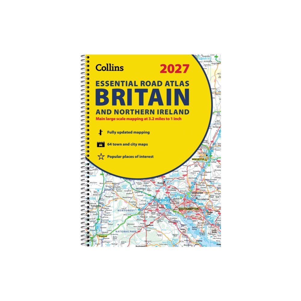 HarperCollins Publishers 2027 Collins Essential Road Atlas Britain and Northern Ireland (bok, spiral, eng)