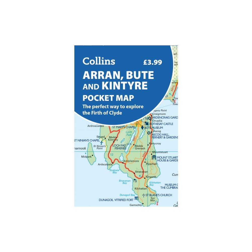 HarperCollins Publishers Arran, Bute and Kintyre Pocket Map