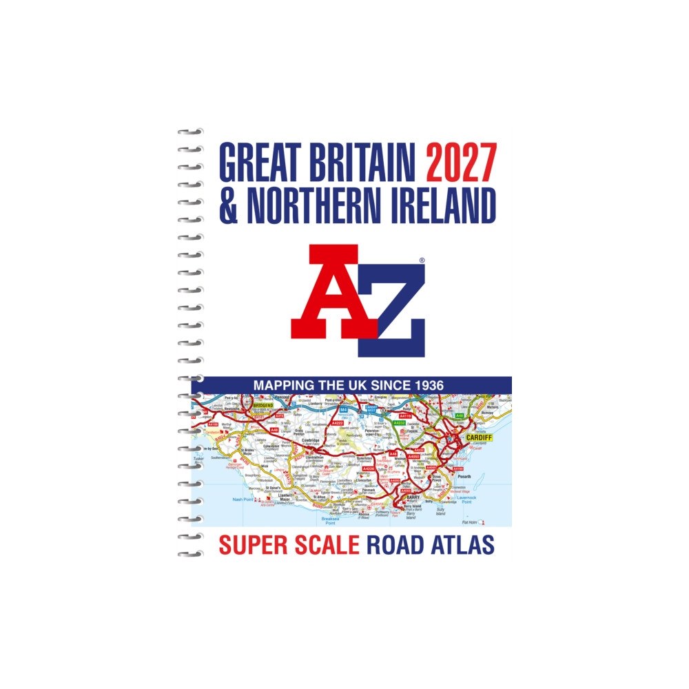 HarperCollins Publishers Great Britain A-Z Super Scale Road Atlas 2027 (A3 Spiral) (bok, spiral, eng)