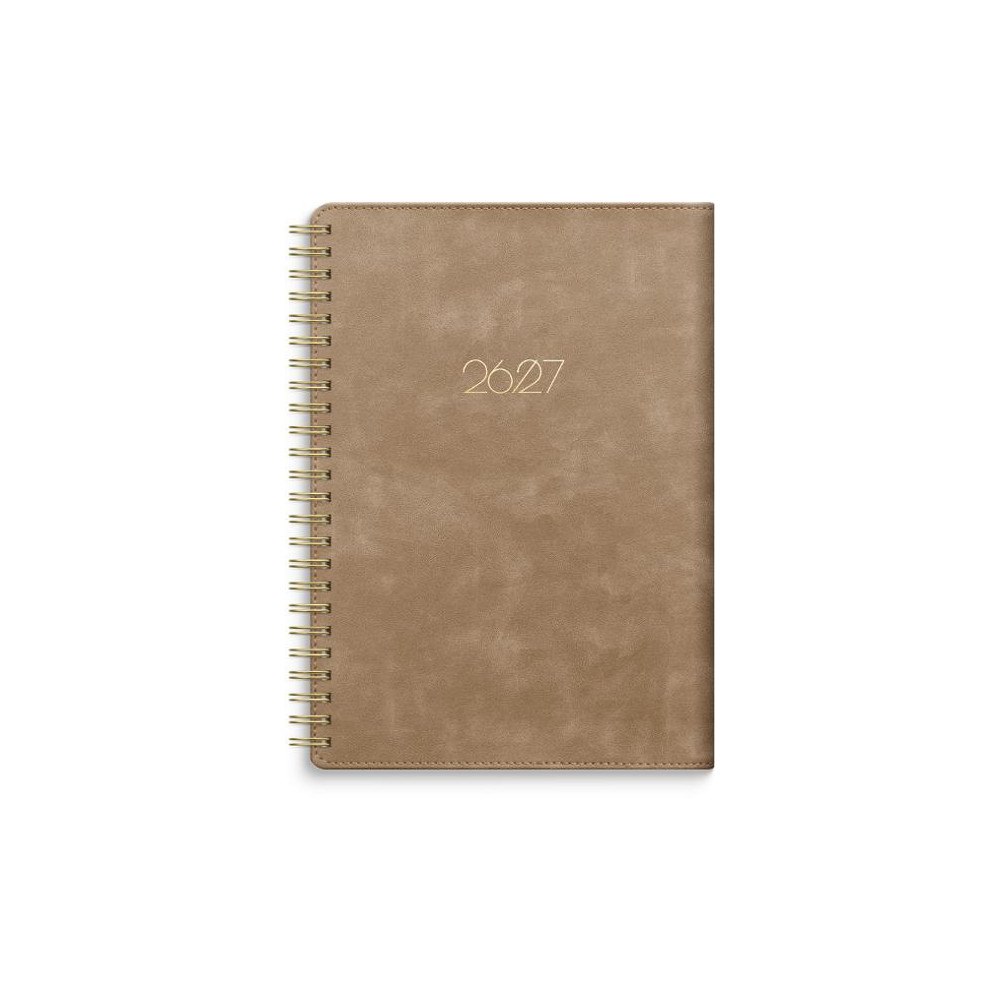 Burde Kalender Study Twist A5 mocca 26/27