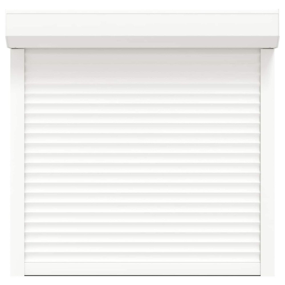 vidaXL Rulljalusi Vit 100 x 100 cm Aluminium och polyuretan